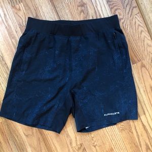 Alphalete Navy Sz Large Short